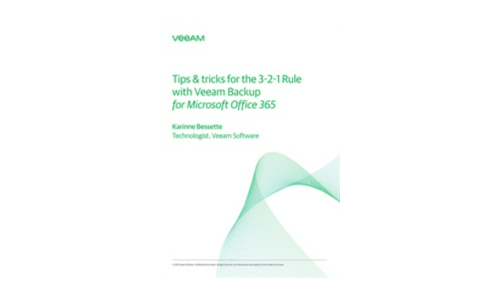 Microsoft Office 365のVeeam Backupを使用した3-2-1ルールのヒントとトリック