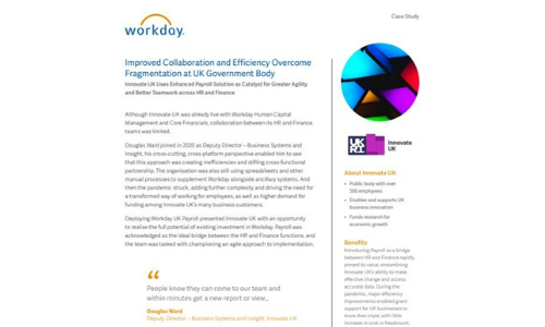 WorkdayとInnovate UK